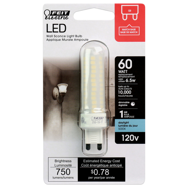 Feit Electric LED DIM T4 G9 DL 60W BP60G9/850/LED
